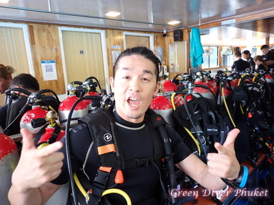 2022年9月28日 プーケット ダイビング ラチャヤイ島 ラチャノイ島 ファンダイビング